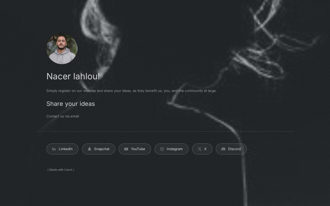 Carrd profile picture for @nacer